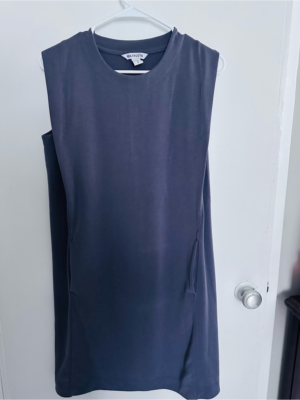 Athleta Sleeveless Shift Dress - Deep Slate
